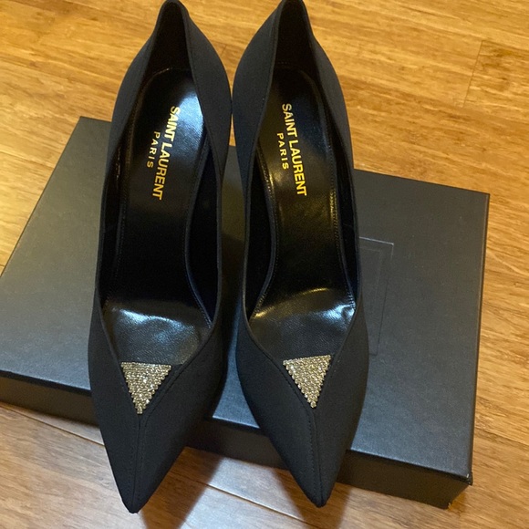 Saint Laurent Faille Paris 95 Heel - Picture 1 of 10